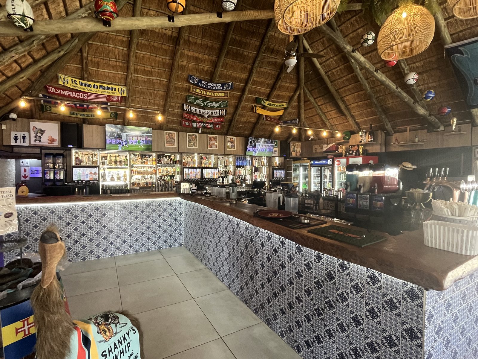 Inside the bar